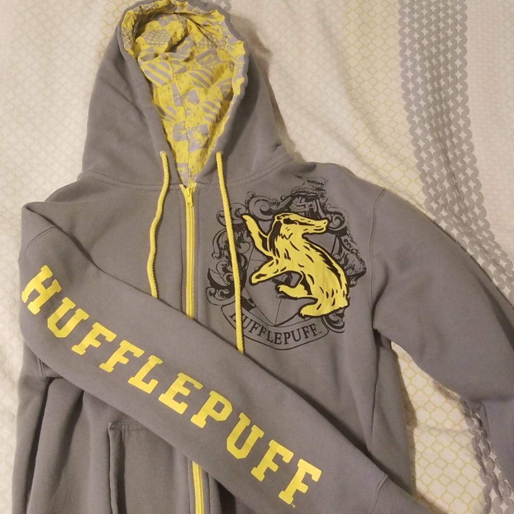 Harry Potter Hufflepuff Zip Up